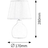 Rabalux ingrid keramička stona lampa E14 1x40W krem Cene