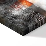  Slika - Reflection of Colors (1-part) - Sunset in Painted Abstract Background 60x90 | shoptok.hr
