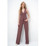 Trend Alacati Stili Ženski komplet bluza i pantalone Alc-X13583, Braon | Eponuda.com