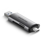 Axagon čitalec kartic sd in microsd usb-c + usb-a 3.2 | Shoptok.si