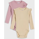 Sinsay Pamučni bodi od rebrastog pletiva 2 pack | shoptok.hr