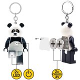 Lego Minifigure privezak za ključeve sa svetlom: Tip u panda kostimu ( LGL-KE195H ) | ePonuda.com