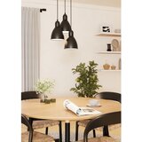 Eglo visilica Priddy 49465, 3x E27, Ø32,5 cm, crna i bijela | shoptok.hr