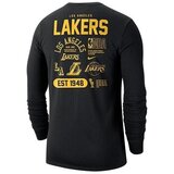 Nike Majice s kratkimi rokavi Nba Los Angeles Lakers Courtside Črna | Shoptok.si