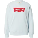 Levi's Sweater majica srebrno siva / crvena