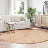  Čupavi tepih s visokim vlaknima NAVARRA bež 200x200cm poliester | Eponuda.com