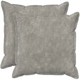  Presvlaka za jastuk 2 kom. HOUTEN Svjetlosiva 80 x 80 cm - Dizajn s paspulom Svjetlosiva 2 | shoptok.hr
