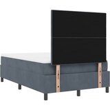  s opruga kutije Tamno siva 120 x 190 cm Baršun | shoptok.hr