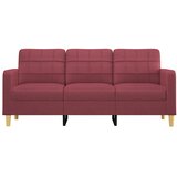  Trosjed od tkanine crvena boja vina 180 cm | shoptok.hr