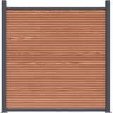 PANEL za ogradu s 2 stupa smeđi 180 x 186 WPC | shoptok.hr