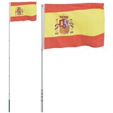  Španjolska zastava i jarbol 5,5 m aluminijski | shoptok.hr
