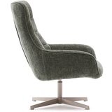 Kave Home Okretna fotelja prljavo zelena od šenila Teryl – | shoptok.hr