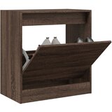 vidaXL Omarica za čevlje rjavi hrast 60x34x63,5 cm inženirski les | Shoptok.si