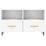 TV ormarić bijeli 80 x 36 x 50 cm od konstruiranog drva | shoptok.hr
