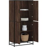 vidaXL Visoka ploča smeđi hrast 68x35x139 cm izrađeno drvo Cijene