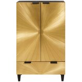  Pomoćni ormarić s ladicama Crna i zlatna 60 x 33,5 x 100 cm | Eponuda.ba