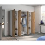 Modern Living Omara S Klasičnimi Vrati Voyager, Barva Hrasta, Bela | Shoptok.si
