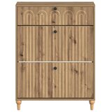  Ormar za cipele ALKMAAR 78 x 24 x 103 cm Konstruirano drvo - Hrast artisan | shoptok.hr