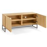 Kave Home TV omarica v hrastovem dekorju v naravni barvi 112x51x42 cm Taiana – | Shoptok.si