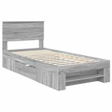  Krevetna konstrukcija Siva Sonoma 80 x 200 cm Konstruirano drvo | shoptok.hr