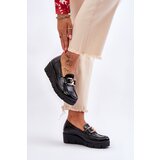 Boto LEMAR Black Felicita Patent Wedge Loafers | Eponuda.ba