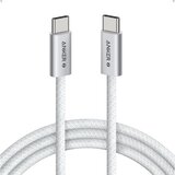 Anker Zolo USB tip-C kabl M/M 1m, za Apple, super brzo punjenje 240W/480Mbps, pleteni, beli | Eponuda.com