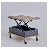 Hanah home Stol za dnevni boravak Nino 90x40x60 cm, Antracit | Eponuda.ba