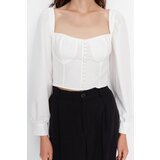 Trendyol Ecru Balloon Sleeve Blouse | ePonuda.com
