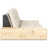 Karup Design Siva/bež lanena sklopiva sofa 244 cm Base – | shoptok.hr