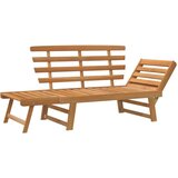 vidaXL Vrtna klop 2 v 1 190 cm trden akacijev les | Shoptok.si