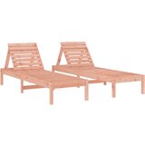  The living store ležalnik 2 kosa 199,5x60x74 cm trden les douglas - ležalnik, (21453346) | Shoptok.si