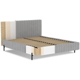 ELTAP Plavi tapecirani bračni krevet s prostorom za odlaganje s podnicom 160x200 cm Plissa – | shoptok.hr
