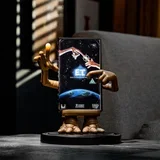 Nosilec za telefon z brezžičnim polnilnikom Power Idolz by ET VHS - združljiv z napravami, ki podpirajo Qi, hiter Qi - uradno blago ET, (20850588)