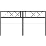  Metalno uzglavlje crno 150 cm | shoptok.hr