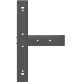  Noge za barski stol T-oblika 2 kom antracit 60x35x(100-101) cm čelik | Eponuda.com