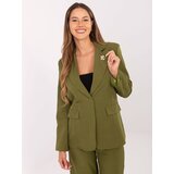 RUE PARIS Blazer-IT-MA-FL8391.87-olive | Shoptok.si