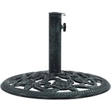 vidaXL Stalak za suncobran zeleni 9 kg 40 cm od lijevanog željeza | shoptok.hr