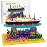  Construction Bricks Titanic Ship on a Coral Reef 3892 pcs. | Shoptok.si
