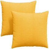 vidaXL jastučići za sofu 2 pcs svijetlo žuta 60 x 60 cm | shoptok.hr
