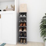 vidaXL Omarica za čevlje betonsko siva 27,5x27x102 cm inženirski les, (20619631) | Shoptok.si