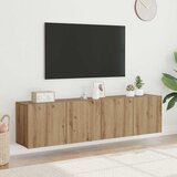  Zidni TV ormarići 2 kom boja hrasta artisan 80 x 30 x 41 cm | shoptok.hr
