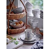 Bloomingville Svetlo moder/kremno bel desertni lončen krožnik ø 16 cm Leonie – | Shoptok.si