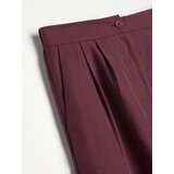 Sinsay Kratke hlače s lyocellom, dodatkom lana i naborima | shoptok.hr