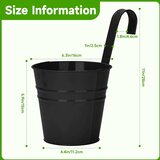KINGLAKE 10x viseči kovinski cvetlični lonci | Shoptok.si
