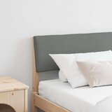  Tapecirani uzglavlje Tamno siva 200 cm Čvrsto borovo drvo | shoptok.hr