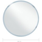  Kupaonsko LED ogledalo 80 cm | shoptok.hr