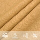 Jedro za zaštitu od sunca 160 g/m² Kvadratni pijesak 2,5x2,5 m HDPE | shoptok.hr