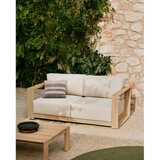 Kave Home Bež/u svijetloj prirodnoj boji vrtna sofa od masivnog bagrema Ambra – | shoptok.hr