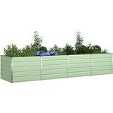  Sadilica Pastelno zelena 385 x 100 x 75 cm Cinkani čelik | shoptok.hr