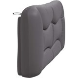 vidaXL Vzglavna stranica siva 160 cm umetno usnje | Shoptok.si